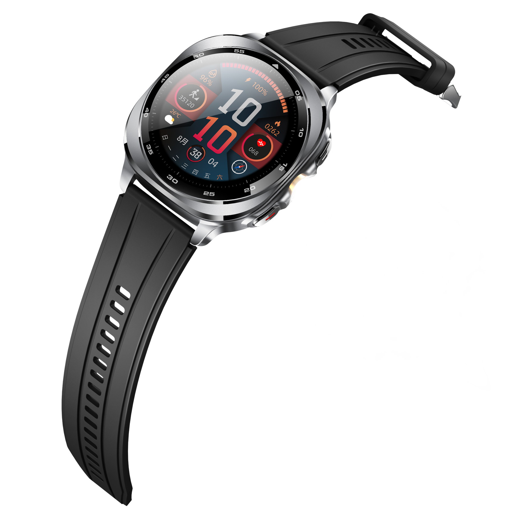 Rogbid Apex TS- GPS Smartwatch with LED Flashlight