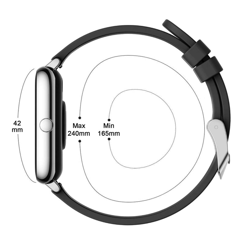 Cheap Trendy Silicone 22 mm Watch Strap DZ1423_K0022530 main image 0